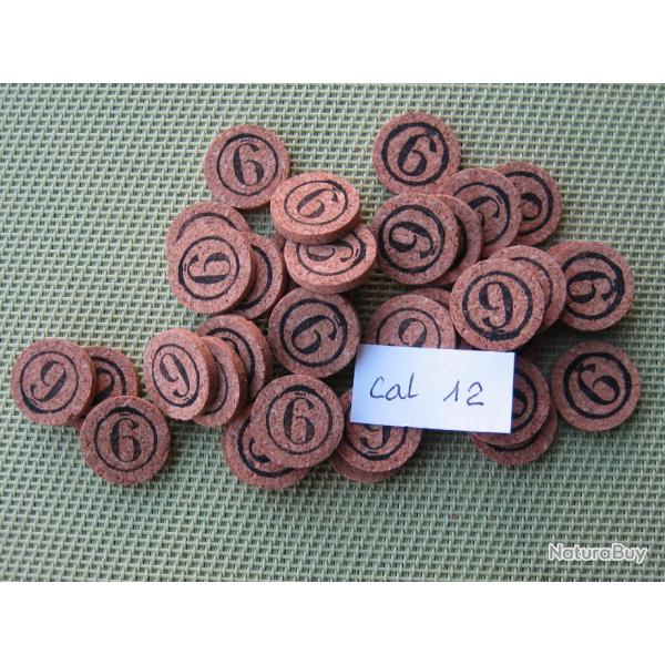 Lot  de  100  rondelles  lige  No  9  cal  12