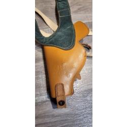 Holster d'aisselle cuir petit pistolet