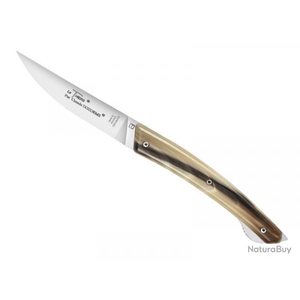 LE THIERS DOZORME VERROU CORNE CLAIRE 12CM INOX