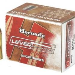 40 BALLES HORNADY CAL 44 REM MAG  LEVER EVOLUTION 225GR FTX