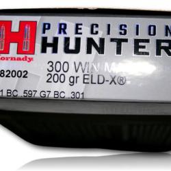 MUNITION HORNADY PRECISION HUNTER 300WIM MAG 200GR ELD-X