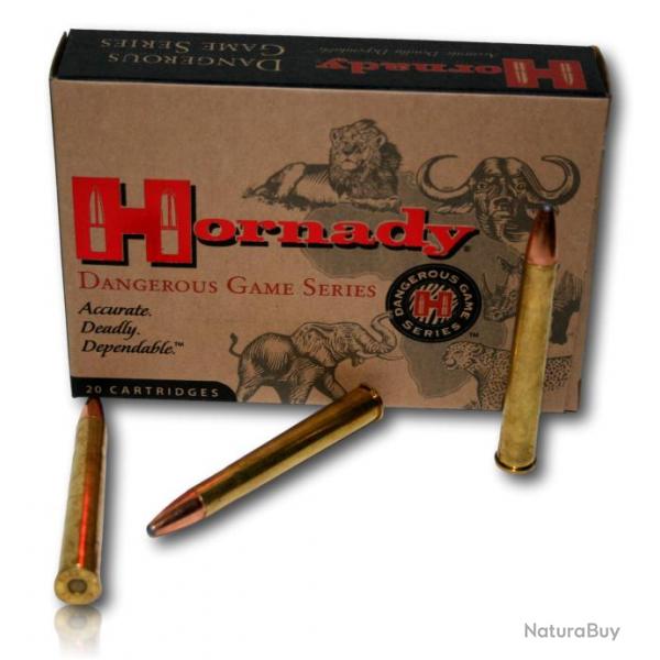 MUNITIONS HORNADY DANGEROUS GAME SERIES CAL 9.3X74R 286GR SP-RP