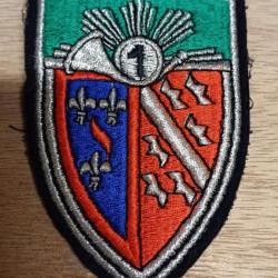 Ecusson patch de manche tissu - 1er Régiment de Chasseurs à Cheval