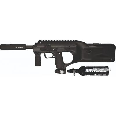 Annonce billes paintball : PACK PROMO-Lanceur Paintball Empire Dfender Elite + Loader Intégré + Apex + Bouteille Air 0,4 - Noir