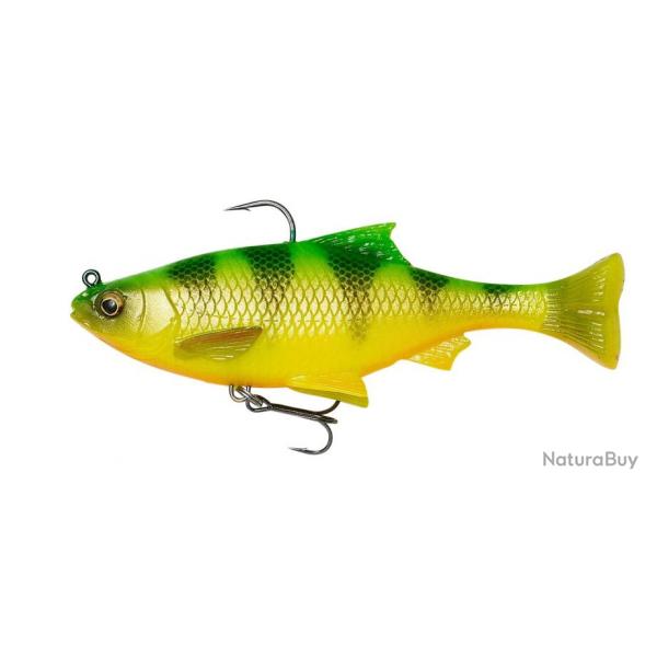 Leurre Souple SAVAGE GEAR 3D Roach Pulsetail 10cm Firetiger