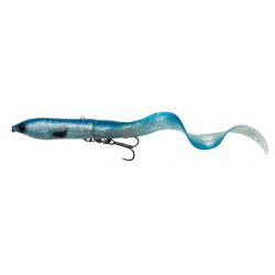 Leurre Souple SAVAGE GEAR 3D Hard Eel 2+1 Blue Silver