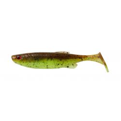 Leurre SAVAGE GEAR Fat Minnow T-Tail 7,5cm à l'unité Chartreuse Pumpkin