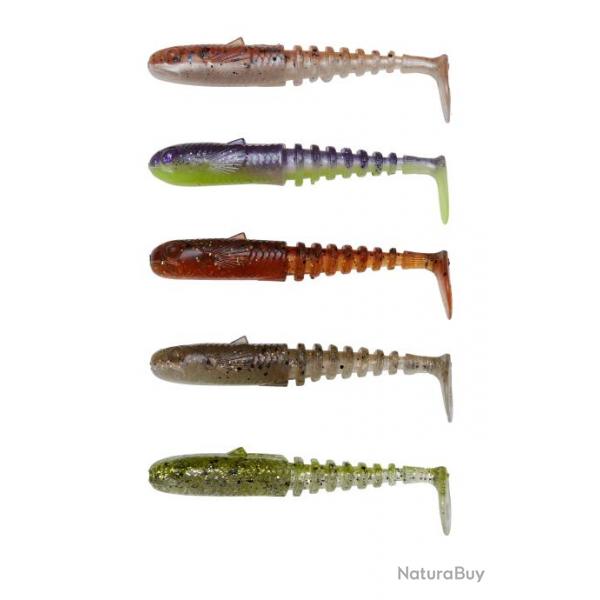 Leurre SAVAGE GEAR Gobster Shad 9cm Clear Water Mix