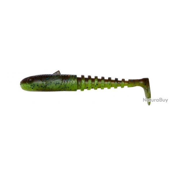 Leurre SAVAGE GEAR Gobster Shad 7,5cm  l'unit Chartreuse Pumpkin