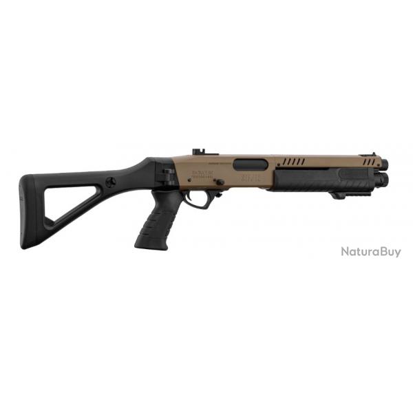 Rplique fusil  pompe FABARM STF12 initial tan Gaz