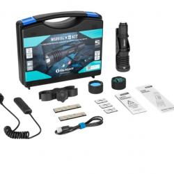 Olight Warrior X 4 KIT | Lampe tactique 2600 lumens avec Strobe