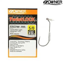 OWNER TWISTLOCK LIGHT WEIGHTED 5167W-705 5/0