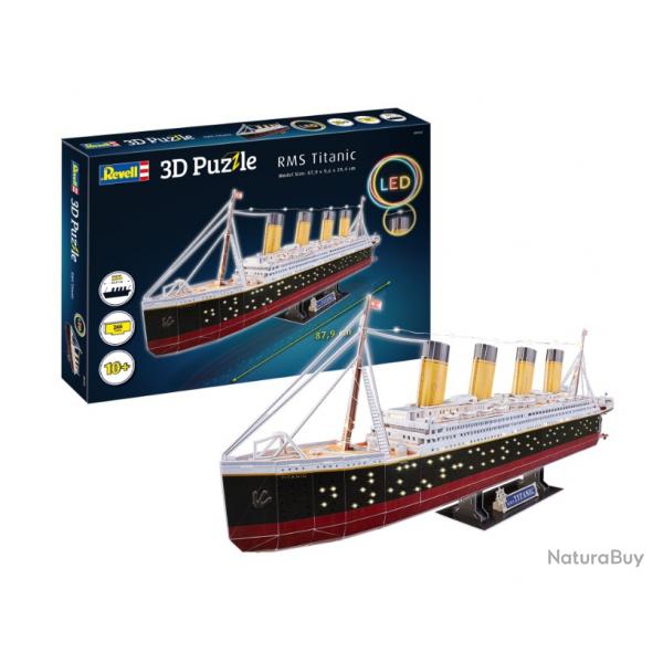 Puzzle 3D RMS Titanic avec led | Revell (0000 4253)