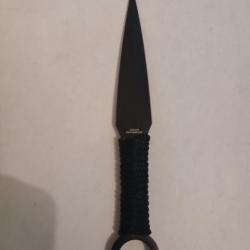 1 couteaux de lancer kunai Noir.