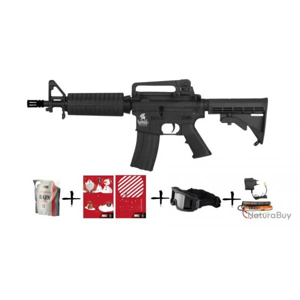 Pack de Airsoft M4 Lancer tactical Noir