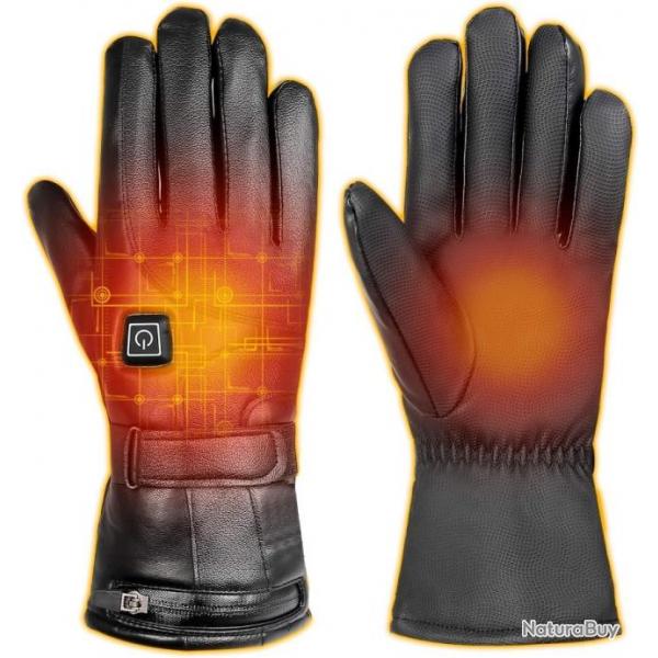 Gants chauffants lectriques Batterie 4000 mAh Rechargeables Gants et moufles Femme Hommes