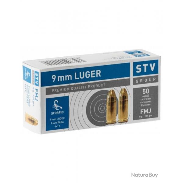 STV cal. 9x19 FMJ 124gr x1000