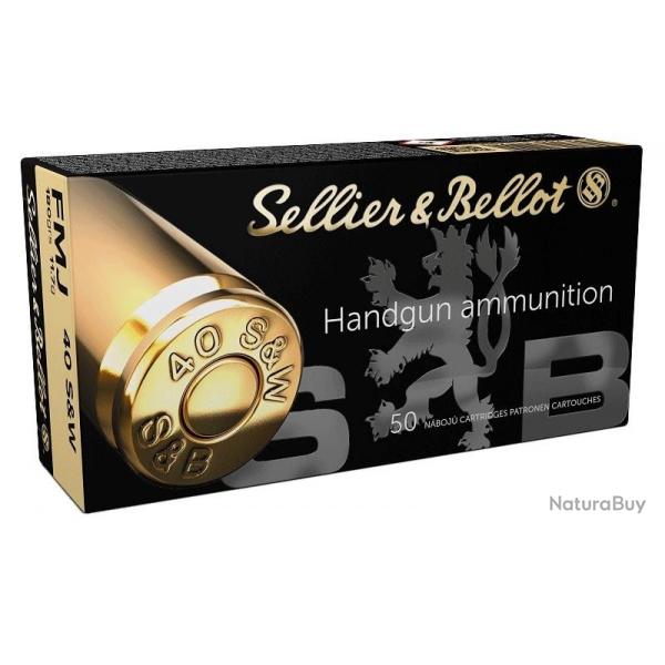 CARTOUCHES SB 40S&W FMJ 180gr x50