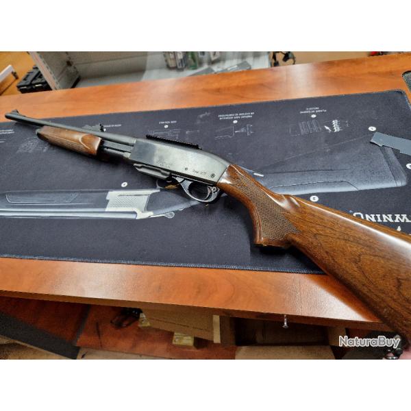 Carabine  pompe remington 7600 bois calibre 35 whelen