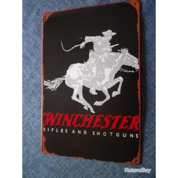 PLAQOE WESTERN WINCHESTER rectangulaire