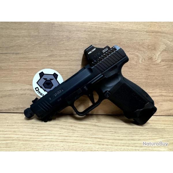 PISTOLET CANIK ELITE COMBAT 9X19 + HOLOSUN 407C OCCASION