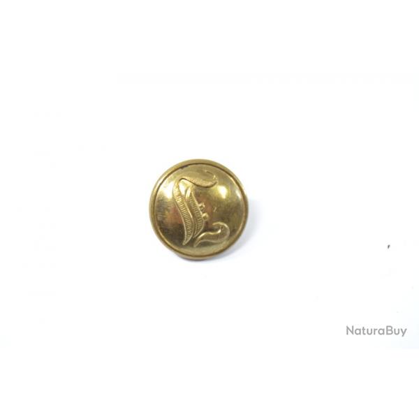 Ancien bouton amricain confdrs - Confederate Script Infantry Button, poque  dfinir