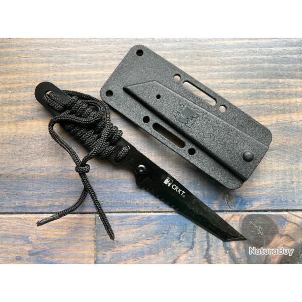 COUTEAU CRKT ED HALLIGAN STIFF K.I.S.S  TBE OUT OF RUN @SURVIE BUSHCRAFT TACTIQUE