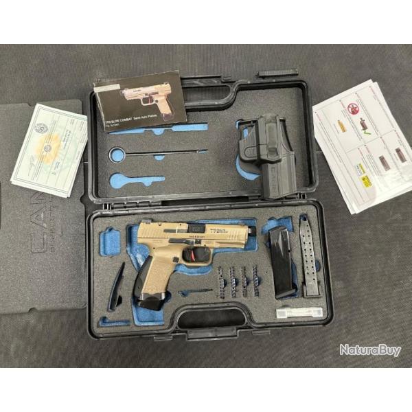 CANIK TP9 ELITE COMBAT TAN CAL 9PARA