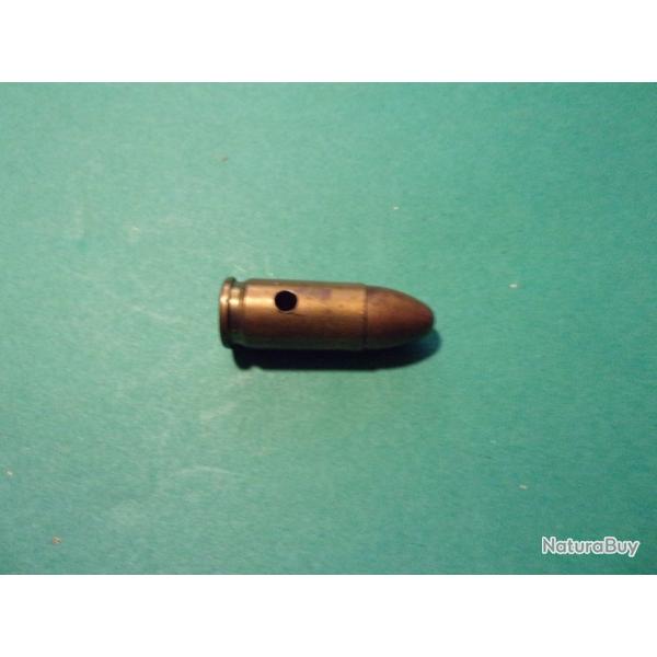 1 munition 7,65 Browning ( 32 ACP )( dnh 3-41) tui laiton, balle blinde, neutralise