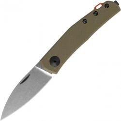 Couteau Zero Tolerance Model 0235 Olive Lame Acier 20CV Slip Joint Clip Made In USA ZT0235OLG10