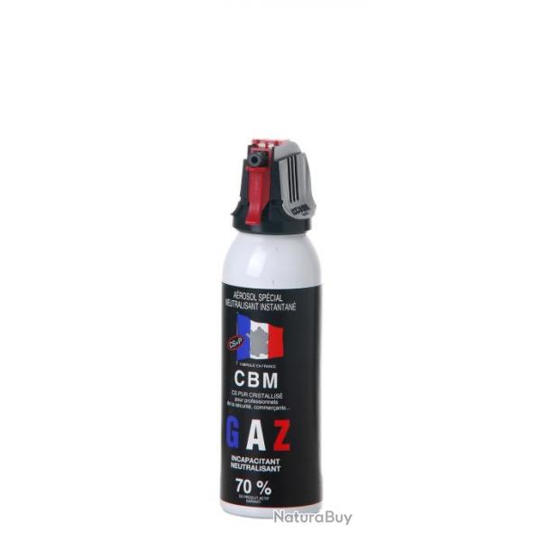 BOMBE GAZ DEFENSE CS CAPOT ACCUSOL 100ML