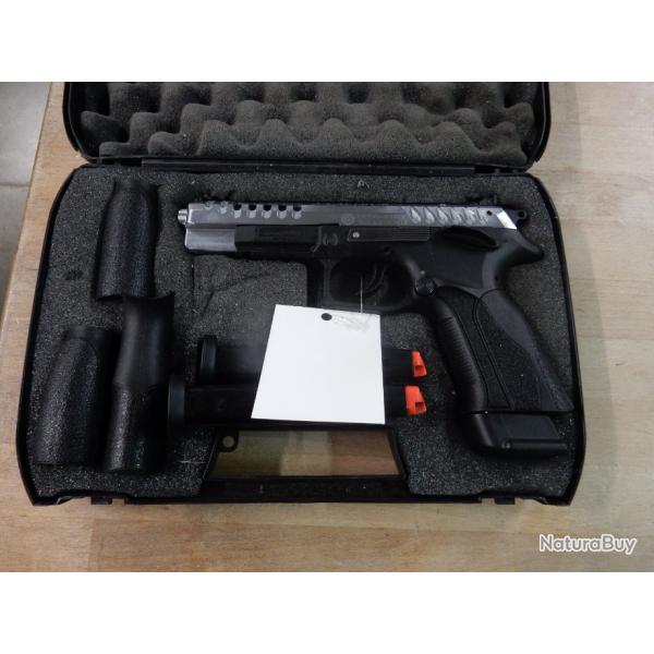 PISTOLET GRAND POWER X-CALIBUR CAL 9X19 12 CM + 2 CHARGEUR DONT UN 20 COUPS OCCASION TRES BON ETAT