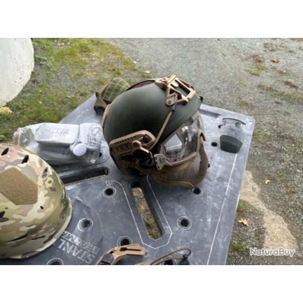 casque airsoft