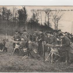 CPA-EPINAL INFANTERIE- SECTION DES MITRAILLEUR