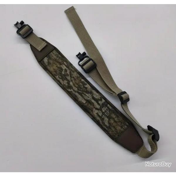 Bretelle noprne beige carabine de chasse + 2 vis grenadires