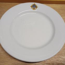 RARE assiette à dessert militaire en porcelaine du 81ème Régiment d'Infanterie