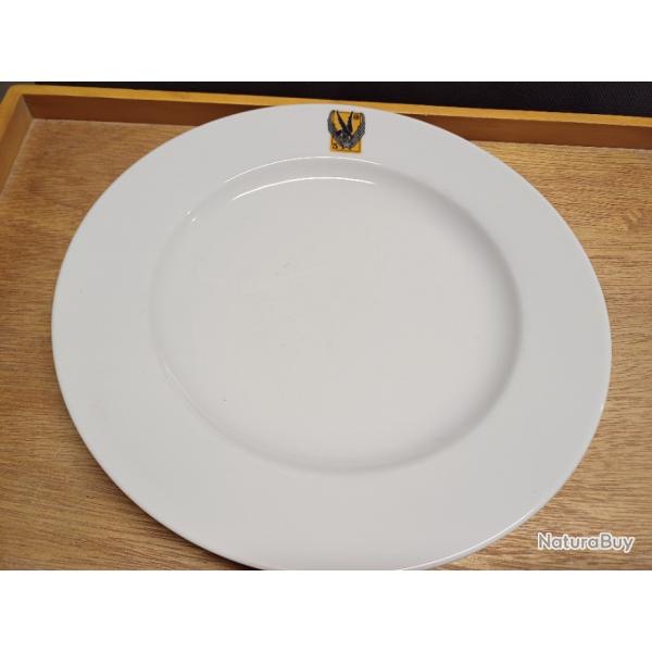 RARE assiette militaire du 5me Rgiment d'Hlicoptres de Combat - porcelaine