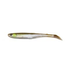 Leurres SAVAGE GEAR Slender Scoop Shad 9cm à l'unité Green Silver