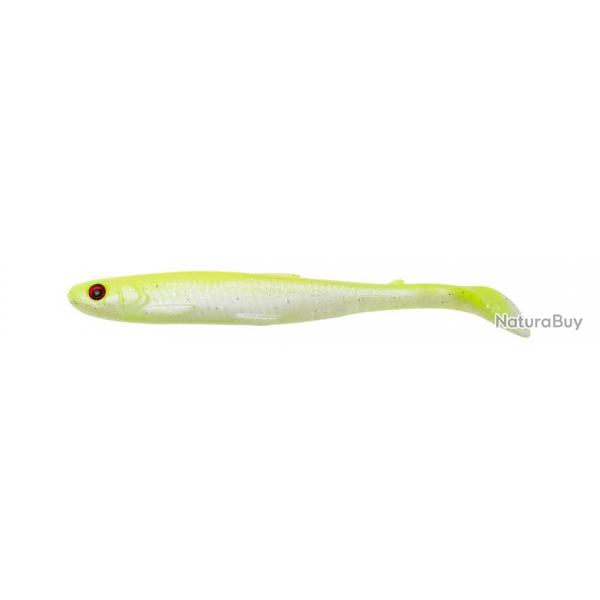 Leurres SAVAGE GEAR Slender Scoop Shad 9cm  l'unit Lemon Back