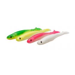 Leurres SAVAGE GEAR Slender Scoop Shad Mix 9cm Dark Water Mix