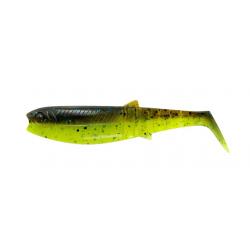 Leurre SAVAGE GEAR Cannibal Shad 8cm à l'unité Chartreuse Pumpkin