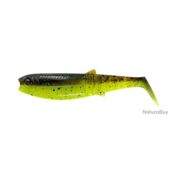 Leurre SAVAGE GEAR Cannibal Shad 8cm  l'unit Chartreuse Pumpkin