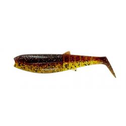 Leurre SAVAGE GEAR Cannibal Shad 12,5cm à l'unité Motor Oil UV