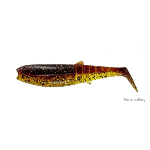 Leurre SAVAGE GEAR Cannibal Shad 12,5cm  l'unit Motor Oil UV