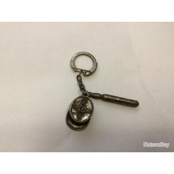 VENDU PAR LE-CUIRASSIER PORTE CLS ANCIEN  KPI MATRAQUE POLICE 1960 KEYCHAIN POLICEMAN