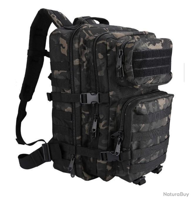 Sac à dos ergonomique MOLLE 40L - Coyote - Kombat - Heritage Airsoft Sac à dos ergonomique MOLLE 40L - Coyote - Kombat - Heritage Airsoft