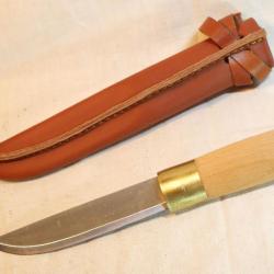 Couteau Knivsmed Stromeng Samekniv Puukko Sami armée finlandaise - ref EBR24SCA006