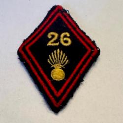 Losange 26ème Régiment d'Infanterie.