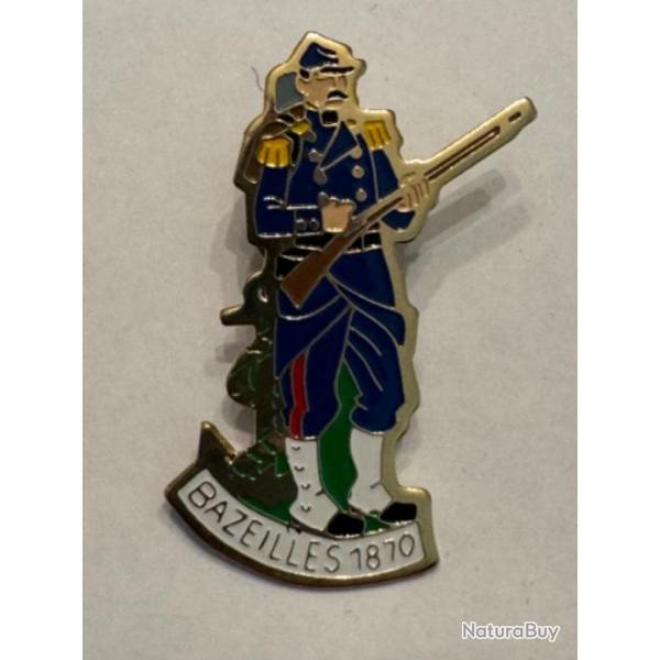 Pins militaire, Arme, soldat-Bazeilles 1870, TTBE, neuf.