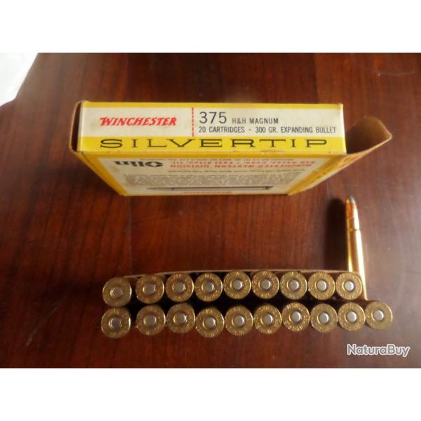 munitions balles de 375 h&h magnum.winchester